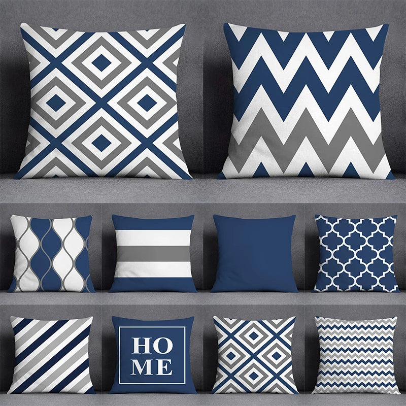 Cushion Cover Geometric Pattern Throw Pillow