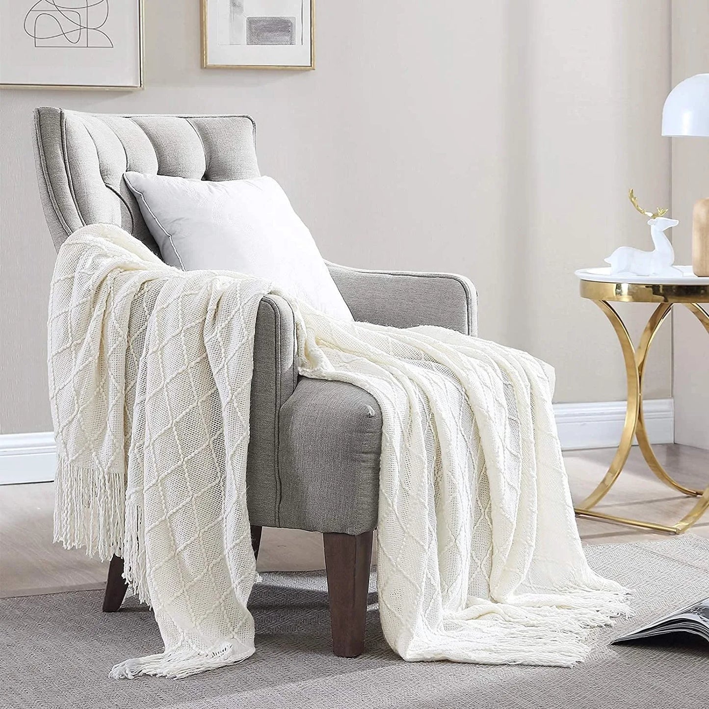 Inya Chunky Knit Blanket